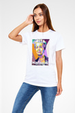Rita Levi Montalcini Baskılı Unisex Beyaz Tişört - Tshirt