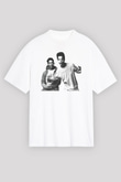 Rizzle Kicks Beyaz Unisex Oversize Tişört T-Shirt