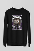 Rob Zombie Baskılı Unisex Siyah Sweatshirt