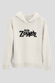 Rob Zombie Beyaz Unisex Kapşonlu Sweatshirt