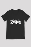 Rob Zombie Siyah Unisex V Yaka Tişört T-Shirt