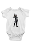 RoboCop Baskılı Beyaz Unisex Bebek Body - Zıbın