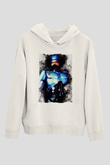 RoboCop Beyaz Unisex Hoodie