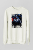 RoboCop Beyaz Unisex Sweatshirt