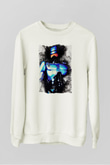 RoboCop Beyaz Unisex Sweatshirt