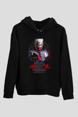 RoboCop Siyah Unisex Kapşonlu Sweatshirt