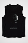 RoboCop Siyah Unisex Kolsuz Tişört