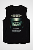 RoboCop Siyah Unisex Kolsuz Tişört