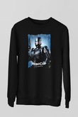 RoboCop Siyah Unisex Sweatshirt