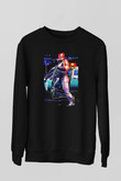 RoboCop Siyah Unisex Sweatshirt