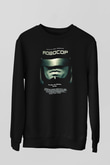 RoboCop Siyah Unisex Sweatshirt