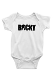 Rocky Baskılı Beyaz Unisex Bebek Body - Zıbın