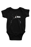 Rocky Baskılı Siyah Bebek Body - Zıbın