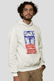 Rocky Beyaz Unisex Hoodie