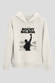 Rocky Beyaz Unisex Hoodie