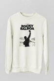 Rocky Beyaz Unisex Sweatshirt