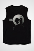 Rocky Siyah Unisex Kolsuz Tişört