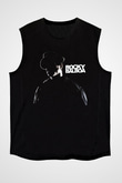 Rocky Siyah Unisex Kolsuz Tişört