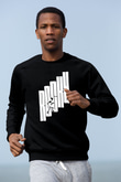 Rocky Siyah Unisex Sweatshirt