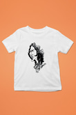 Rory Gallagher Baskılı Beyaz Unisex Beyaz Çocuk Tişört - Tshirt