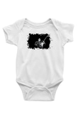 Rory Gallagher Baskılı Beyaz Unisex Bebek Body - Zıbın