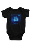 Rubidyum Elementi Baskılı Unisex Siyah Bebek Body - Zıbın