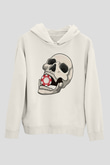 Rulet Kuru KafaBeyaz  Unisex Hoodie