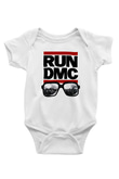 Run DMC Baskılı Beyaz Unisex Bebek Body - Zıbın