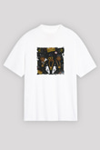 Run DMC Baskılı Unisex Beyaz Tişört