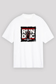 Run DMC Baskılı Unisex Beyaz Tişört