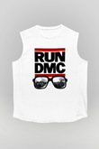 Run DMC Beyaz Unisex Kolsuz Tişört