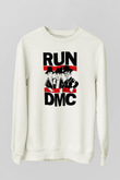 Run DMC Beyaz Unisex Sweatshirt