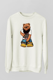 Run DMC Beyaz Unisex Sweatshirt