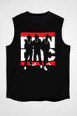 Run DMC Siyah Unisex Kolsuz Tişört