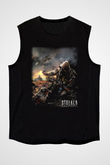 S.T.A.L.K.E.R. Siyah Unisex Kolsuz Tişört