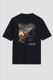 S.T.A.L.K.E.R. Siyah Unisex Oversize Tişört T-Shirt