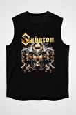 Sabaton Siyah Unisex Kolsuz Tişört