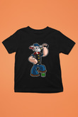 Sailor Mass Murderer Temel Reis Baskılı Siyah Çocuk Unisex Tişört