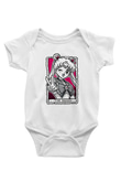 Sailor Moon Baskılı Beyaz Unisex Bebek Body - Zıbın