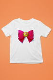 Sailor Moon Baskılı Beyaz Unisex Beyaz Çocuk Tişört - Tshirt