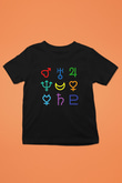 Sailor Moon Baskılı Unisex Siyah Çocuk Tişört - Tshirt