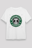 Sailor Moon Unisex Baskılı Beyaz Tişört - Tshirt