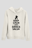 Salsa Beyaz Unisex Hoodie