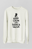 Salsa Beyaz Unisex Sweatshirt