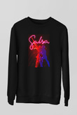 Salsa Siyah Unisex Sweatshirt