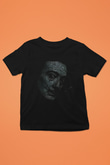 Salvador Dali Baskılı Siyah Unisex Çocuk Tişört