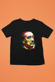 Salvador Dali Baskılı Siyah Unisex Çocuk Tişört