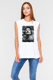 Salvador Dali Beyaz Unisex Kolsuz Tişört