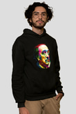 Salvador Dali Siyah Unisex Hoodie
