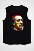 Salvador Dali Siyah Unisex Kolsuz Tişört